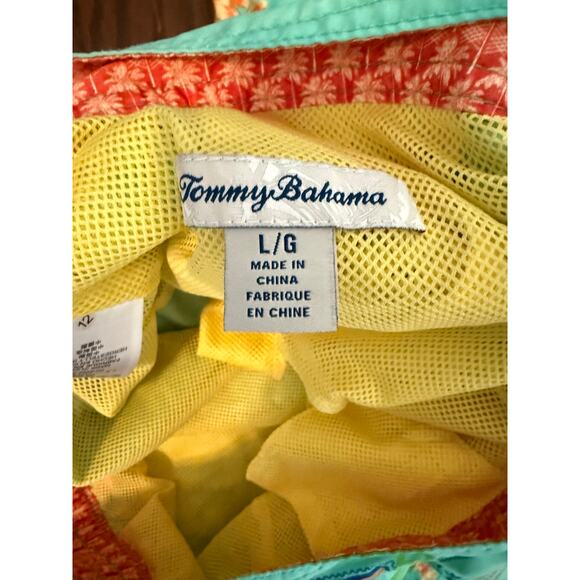 TOMMY BAHAMA RELAX SWIMMING TRUNKS FLORAL HAWAIIAN LUAU MENS large - Picture 3 of 6